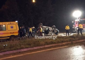 Κιλκίς: Καρφώθηκε σε στύλο και αναποδογύρισε το αυτοκίνητο- Νεκρός 33χρονος