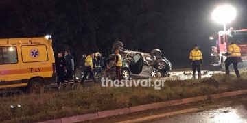 Κιλκίς: Καρφώθηκε σε στύλο και αναποδογύρισε το αυτοκίνητο- Νεκρός 33χρονος