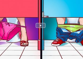 Να γιατί οι πόρτες στις δημόσιες τουαλέτες δεν φτάνουν ως το πάτωμα[video]