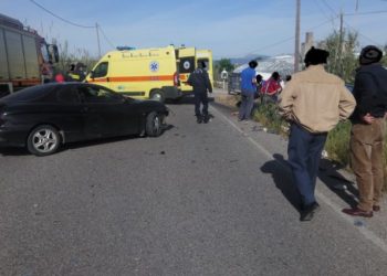 Σκληρές εικόνες. Τροχαίο πρίν απο λίγο. Η μετωπική σύγκρουση και…