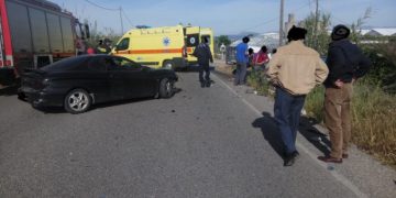 Σκληρές εικόνες. Τροχαίο πρίν απο λίγο. Η μετωπική σύγκρουση και…