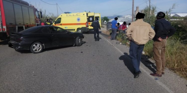 Σκληρές εικόνες. Τροχαίο πρίν απο λίγο. Η μετωπική σύγκρουση και…