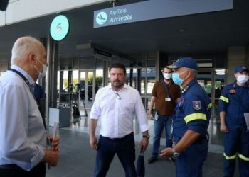 Στην Κρήτη ο Νίκος Χαρδαλιάς – Σύσκεψη παρουσία της Ντόρας Μπακογιάννη