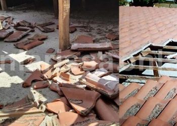 Απίστευτο περιστατικό: Αεροσκάφος σκόρπισε πανικό και ξήλωσε σκεπή σπιτιού σε χωριό της Λάρισας (Video)