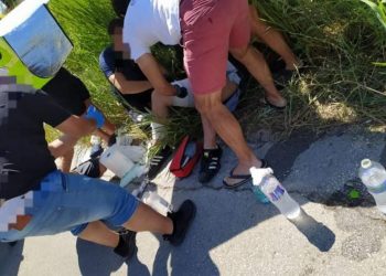 Τροχαίο ατύχημα με τραυματία στη Χαλκιδική (pics)