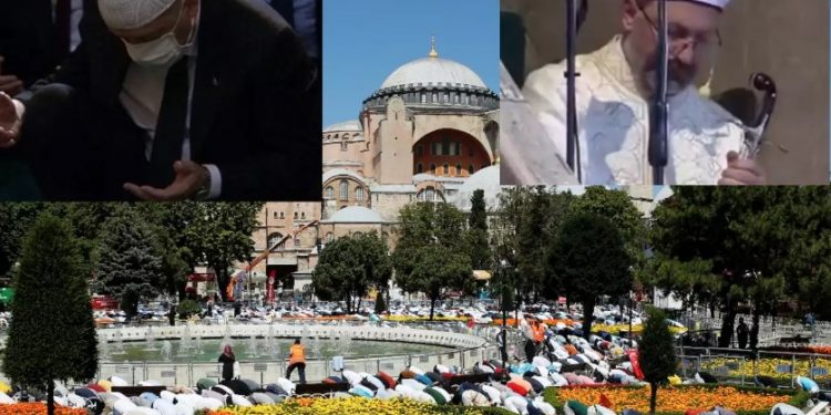 Η Αγιά Σοφιά είναι πλέον τζαμί! Κήρυγμα με κατάρες