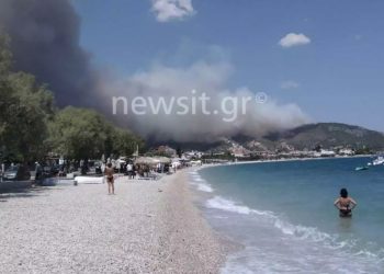 Κεχριές Κορινθίας-Τώρα: Εκκενώθηκαν τρεις οικισμοί και μια κατασκήνωση[photos]