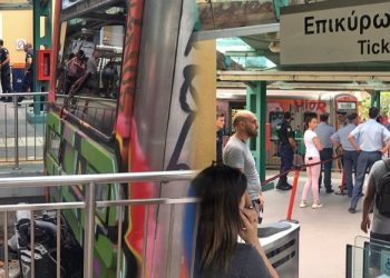 Σοκαριστικό Βίντεο απο τον Εκτροχιασμό συρμού του ΗΣΑΠ στην Κηφισιά – Εννέα τραυματίες