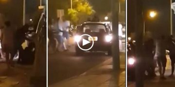 Παραλίμνι: Άγριος ξυλοδαρμός στην μέση του δρόμου[Σκληρές εικόνες]