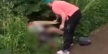 Γυναίκα έπιασε ζευγάρι να κάνει σ3ξ σε θάμνο και τους έκανε “μαύρους” στο Ξύλο[video]