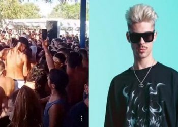 «Δεν υπάρχει ιός, μόνο πάρτι μαγκιά και αλκοόλ»: Χάος σε beach bar με τον FY (vids)