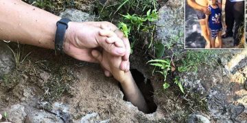 Alldaynews.gr Οι αγωνιώδεις προσπάθειες των διασωστών να απεγκλωβίσουν 7χρονο αγοράκι από υπόγεια σπηλιά (Video)