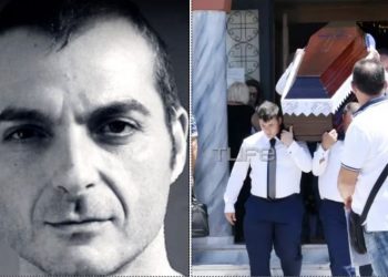 Θλίψη στην κηδεία του ηθοποιού Διονύση Μπουλά[photos]