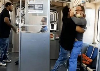 Άγριο ξύλο στο μετρό: Συνωμοσιολόγος δέρνει νοσοκόμο γιατί …αυτός φταίει για τον κορωνοϊό (Video)