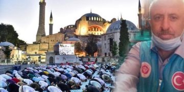 Alldaynews.gr Πέθανε από ανακοπή καρδιάς μέσα στην Αγιά Σοφιά ο μουεζίνης Οσμάν Ασλάν