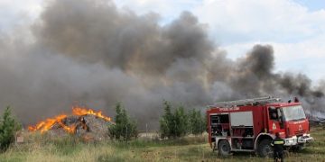 Alldaynews.gr Φωτιά κοντά στα ΚΤΕΛ Μακεδονία της Θεσσαλονίκης