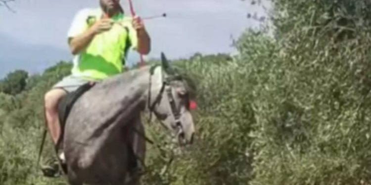 Ομάδα της Μεσσηνίας το… τερμάτισε! Παρουσίασε παίκτη πάνω σε άλογο με τόξο![video]