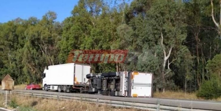 Πριν Λίγο: Σοβαρό τροχαίο με νταλίκα και αυτοκίνητο στην Εθνική Πατρών – Πύργου