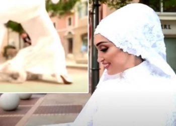 Έκρηξη στη Βηρυτό: Το ωστικό κύμα παρέσυρε νύφη[Σκληρές Εικόνες]