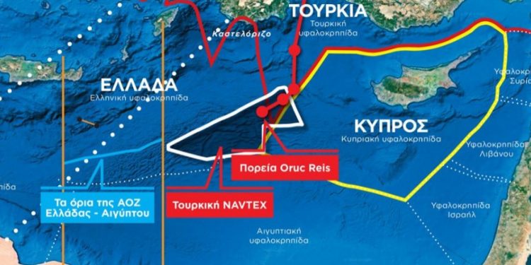 ΕΚΤΑΚΤΟ! Κρίσιμη νύχτα στο Αιγαίο: Το Oruc Reis πλέει μέσα στην ελληνική υφαλοκρηπίδα