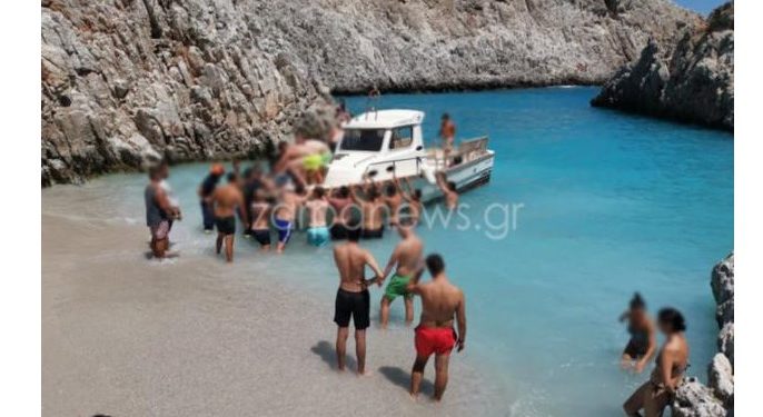 Κρήτη: Τραγικό ατύχημα στα Σεϊτάν Λιμάνια – Νεαρός έπεσε από βράχια[photos]