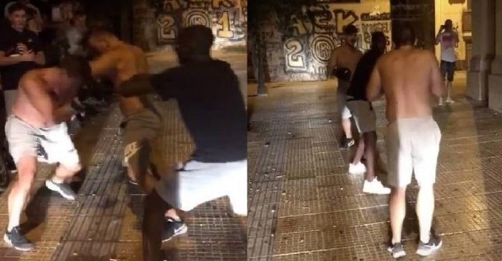 Κυψέλη: Παίζουν μποξ σε πεζόδρομο εκκλησίας με διαιτητή και… εξέδρα![video]