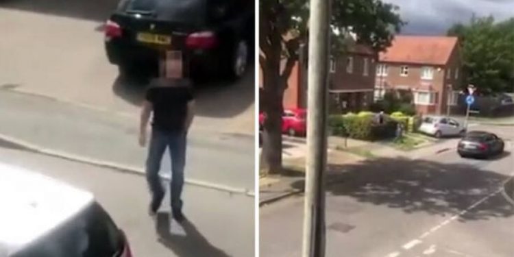 Alldaynews.gr Πεζός τσακώθηκε με οδηγό και εκείνος γύρισε και τον πάτησε (video)