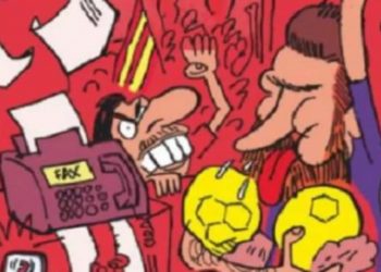 Χυδαίο σκίτσο της “Equipe” για την Μπαρτσελόνα – “Κάτι παραπάνω από ένα μπ@@@λο”! (pic)