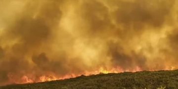 Alldaynews.gr Λακωνία: Καθηλώνουν οι νέες εικόνες από τη μεγάλη φωτιά στη Μάνη! Εκκενώθηκαν οικισμοί (video)