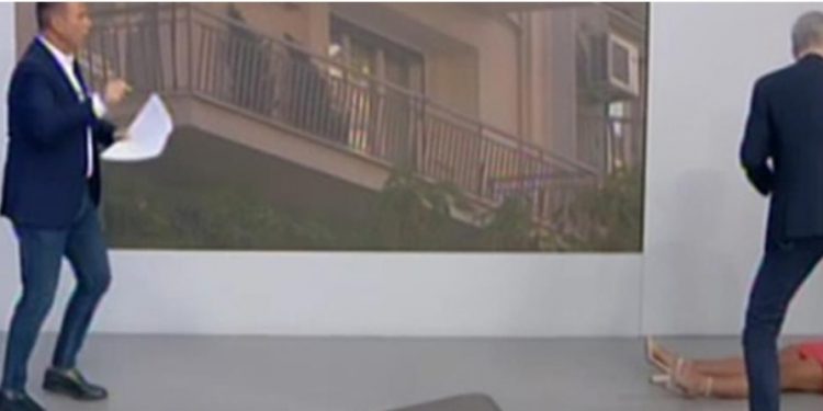Λιποθυμία παρουσιάστριας στον αέρα: Λαχτάρησαν στον ΑΝΤ1 (Βίντεο)
