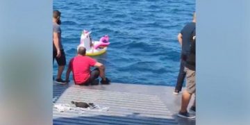 Alldaynews.gr Απίστευτο: φέριμποτ σώζει τρίχρονο κοριτσάκι που… έπλεε μόνο πάνω σε σωσίβιο στο Αντίρριο (vid)