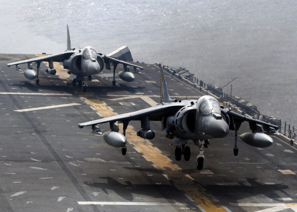 AV 8B Harrier jet