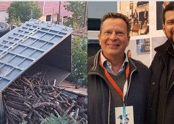 Σοβαρό τροχαίο για τον γιο του Γιώργου Κύρτσου: Ανετράπη το φορτηγό που οδηγούσε και έπεσε σε πλαγιά 50 μέτρων