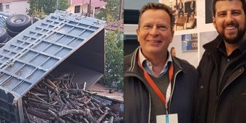 Alldaynews.gr Σοβαρό τροχαίο για τον γιο του Γιώργου Κύρτσου: Ανετράπη το φορτηγό που οδηγούσε και έπεσε σε πλαγιά 50 μέτρων