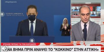 Πέτσας: Η Αττική ένα βήμα πριν ανάψει το κόκκινο