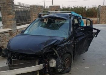 Τραγωδία στη Νάξο: Νεκρή μητέρα, σοβαρά τραυματίες πατέρας και κόρη σε τροχαίο[photos]