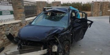 Τραγωδία στη Νάξο: Νεκρή μητέρα, σοβαρά τραυματίες πατέρας και κόρη σε τροχαίο[photos]