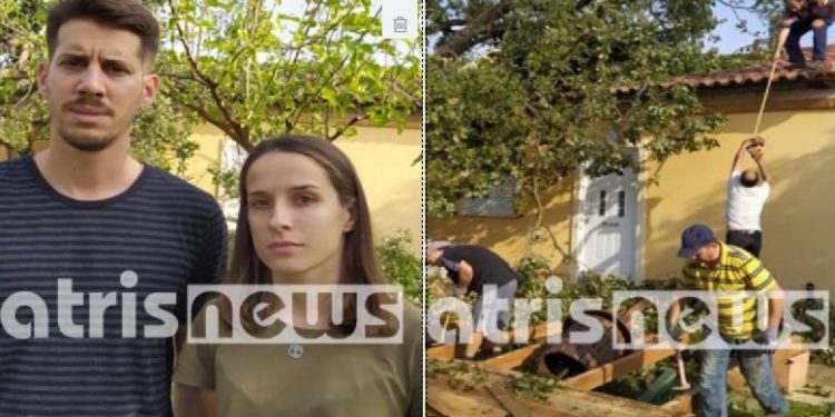 Καταστράφηκε το σπίτι τους και έβαλαν όλοι οι φίλοι απο “Ένα Χεράκι” για να το φτιάξουν![photos]