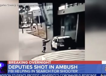 ΗΠΑ: Ενέδρα και εν ψυχρώ πυροβολισμοί σε περιπολικό αστυνομικών – Σοκαριστικές εικόνες (Video)