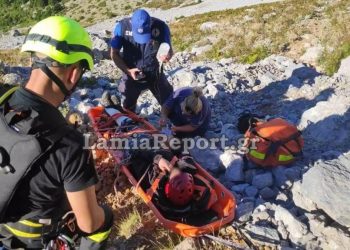 Δραματική διάσωση στην κάμερα! Σφάδαζε στους πόνους στο Ξηροβούνι μέσα σε μια λίμνη αίματος (video)