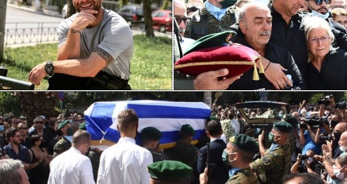 Θρήνος στην κηδεία του άτυχου αλεξιπτωτιστή που σκοτώθηκε μετά από πτώση[Τραγικές Εικόνες]