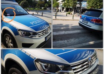 Γιάννενα: Αστυνομικός έκοψε κλήση σε περιπολικό της Frontex! Οι εικόνες σε διάβαση πεζών (Φωτό)