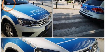 Γιάννενα: Αστυνομικός έκοψε κλήση σε περιπολικό της Frontex! Οι εικόνες σε διάβαση πεζών (Φωτό)