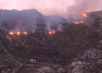 φωτιά στην Μύκονο, στην Άνω Μερά