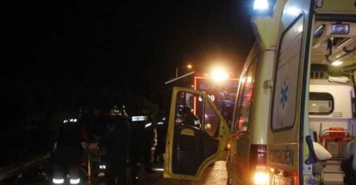 Καβάλα: Τροχαίο τα ξημερώματα με έναν νεκρό και έναν τραυματία