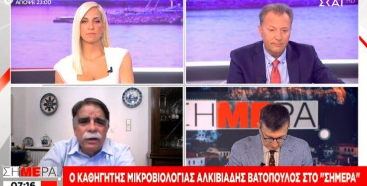 Alldaynews.gr Προειδοποίηση Βατόπουλου: Ο κορωνοϊός είναι πυρκαγιά έτοιμη να φουντώσει στην Ελλάδα