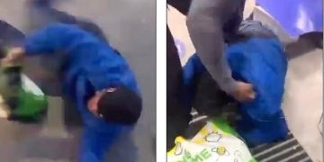 Alldaynews.gr Άγριο ξύλο: Σεκιουριτάς σε σούπερ μάρκετ πέρασε πελάτη για κλέφτη (Video)