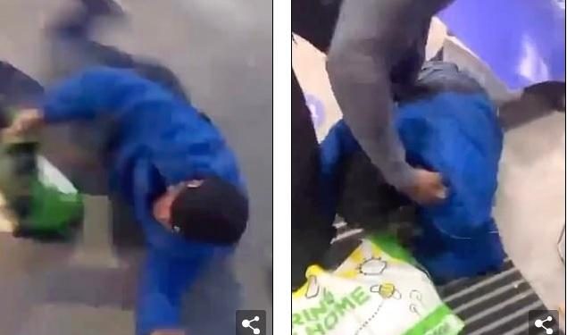 Alldaynews.gr Άγριο ξύλο: Σεκιουριτάς σε σούπερ μάρκετ πέρασε πελάτη για κλέφτη (Video)