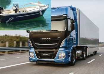 Βάρκα συγκρούστηκε με… φορτηγό στην Εγνατία οδό!