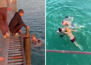 Παράλυτος άντρας βουτάει για να σώσει άνθρωπο που πνίγεται στο ίδιο σημείο που συνέβη το ατύχημά του (video)